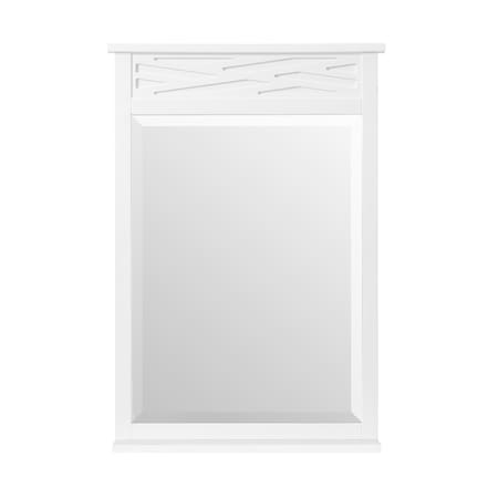 Alaterre Furniture Coventry 24"W x 35"H Bath Mirror ANCT71WH